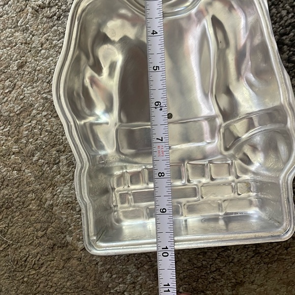 Vintage Santa Aluminum Cake Pan/Chocolate or Jell-O mold - Picture 2 of 6